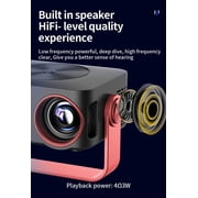 Mini Projector with WiFi , Native 1080P Projector , Projectors for Outdoor Movies Home Theater Built-in Speaker Android11 Dual WiFi6 Allwinner 1080p Compatible with iPhone/Android/PS4/Laptop