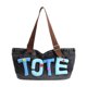 thumbnail image 1 of Bolso tote de mezclilla ligero, bolso de hombro informal de mezclilla para mujer, ideal para fiestas, y trabajo. Negro, 1 of 8