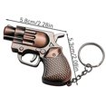 thumbnail image 5 of Red Flame Windproof Jet Lighter - Mini Gun Design Refillable Butane Lighter Keychain, Personalized Men's Gift, 5 of 5