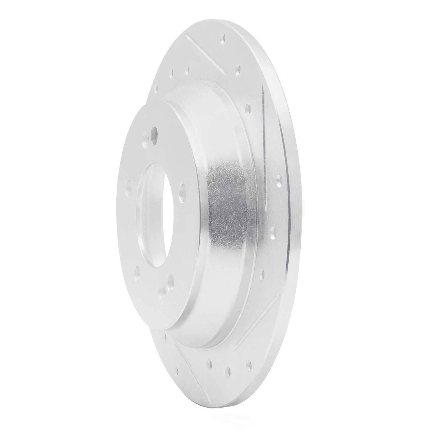 Dynamic Friction Company 631-03059R DFC Brake Rotor - Drilled And Slotted - Silver