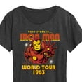 thumbnail image 3 of Marvel Iron Man - Band Tee Style - Women's Short Sleeve Graphic T-Shirt, 3 of 5