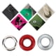 thumbnail image 1 of Ojales de colores, 400 juegos de 3 mm, ojales de metal para artesanías de cuero, elegantes y modernos, 1 of 7