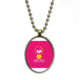 thumbnail image 1 of Pendentif Chaîne Vintage Collier Paroles Émotionnelles Classiques Anglais Collection de Bijoux, 1 of 3