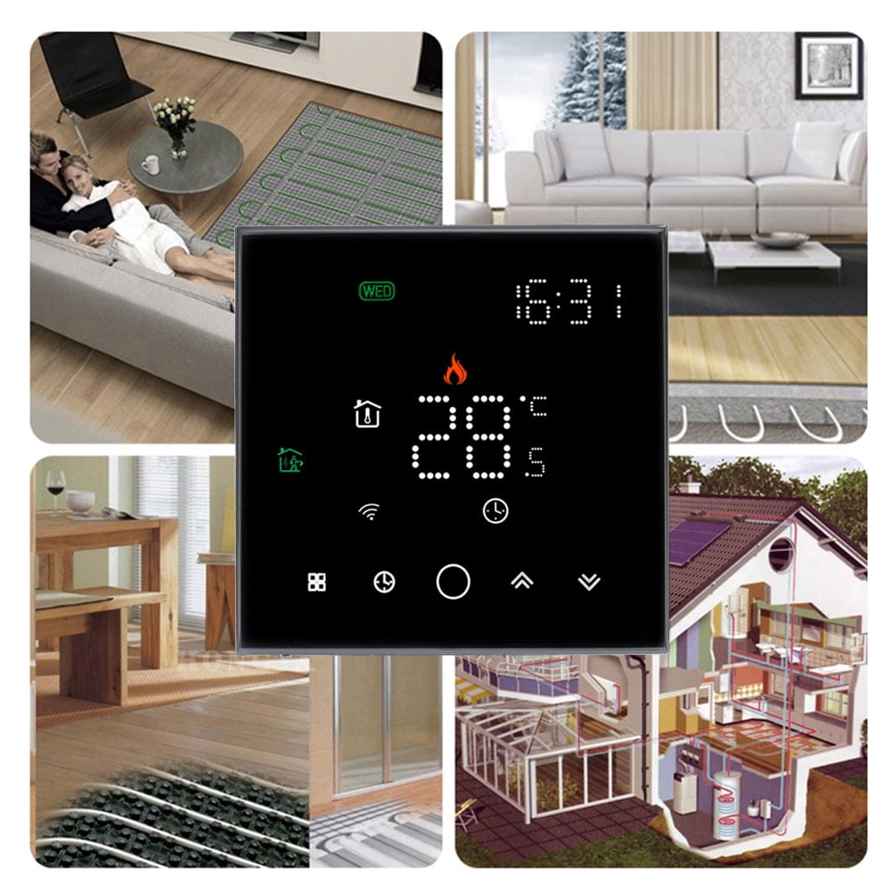 Thermostat Temperature Controller Setup For Water/Electric Floor Heating Water/Gas Boiler APP Remote Smart Wifi Wireless ,Save Energy