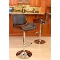 thumbnail image 4 of Tabouret de bar à hauteur réglable Santi de LumiSource en brun, 4 of 4