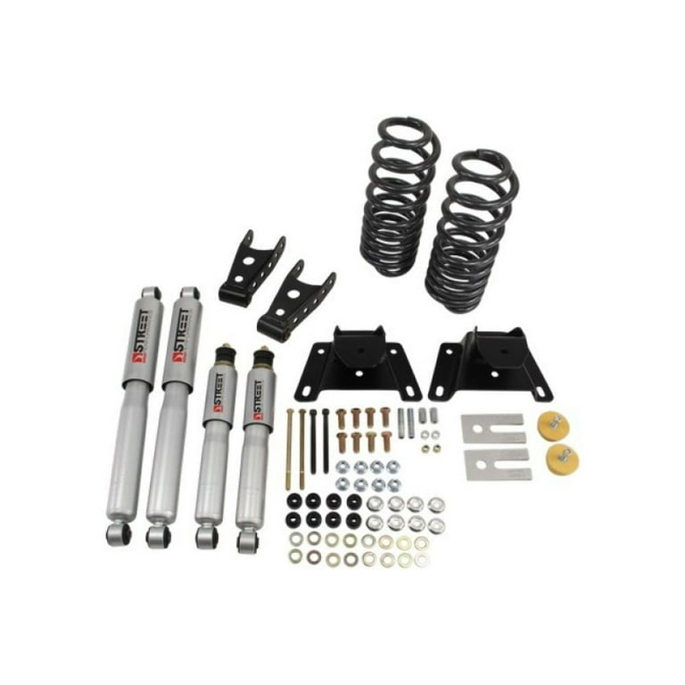 Bell Tech Lowering Kit 87-96 Ford F150 Std Cab 2in F/4in R Bell Tech Lowering Kit 87-96 Ford F150 Std Cab 2in F/4in R