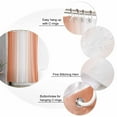 thumbnail image 6 of Orange Ombre Waterproof Fabric Shower Curtain, Modern Gradient Abstract Art Shower Curtain for Bathroom Curtains Bathtubs Hotel Washable Shower Curtains with 12 Hooks Standard 60x72, 6 of 6