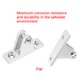 thumbnail image 3 of 12 piezas/Ser 1'' 3 Bimini Top barco accesorios de material acero inoxidable conjunto de Hardware marino shamjiam Herrajes de accesorios de nylon para barcos, 3 of 8