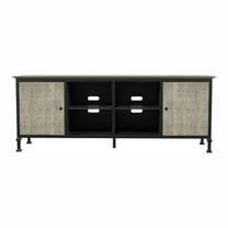 Furniture of America Ronda Industrial Wood 72-Inch TV Stand in Gray