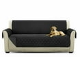 Black 3Seater Sofa Sofa Couch Cover Pet Dog Kids Mat Furniture