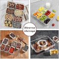 thumbnail image 3 of Serving tray with lid and handle, Snack box portable for snack tray, Snack box for fruit, 3 of 5