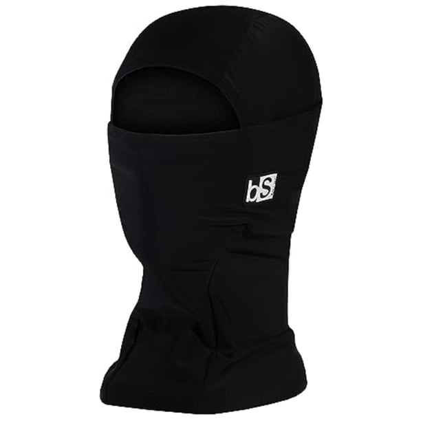 Máscara facial BLACKSTRAP con capucha, pasamontañas, esquí para clima frío, color negro