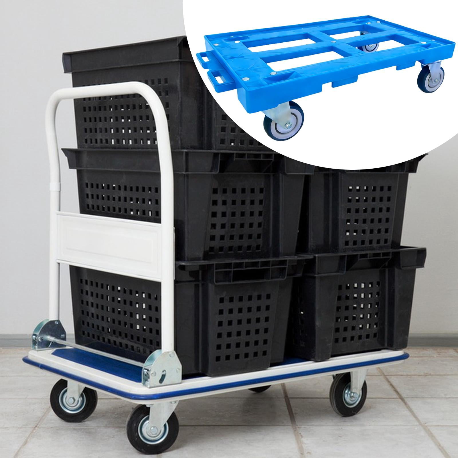 JISADER Furniture Dolly Sturdy Multupurpose Creative Heavy Duty Furniture Mover Tool Blue 3inch wheels