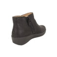 thumbnail image 3 of Fitflop Womens Sumi Snake Embossed Leather Ankle Boot Shoes, Black, US 5, 3 of 3