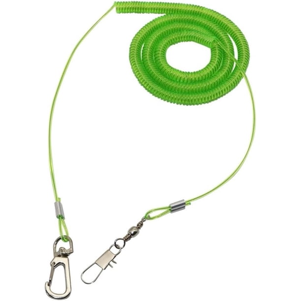 SHAR 1Pc Green Flexible Flying Bird Rope 10M Parrot Cockatiels Starling ...