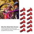 thumbnail image 3 of 12 pcs Mountain Bike Disc Screws, Alloy Steel Disc Rotor Screws, Bike Disc Brake Rotor Bolts Screws for Road Bike Mountain Bike (Red), 3 of 9