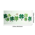 thumbnail image 1 of Cloverleaf Greenery Theme Background Banner Party Decorations St Patrick's Day Decor Event Backdrop Celebration Photography Props, 1 of 3