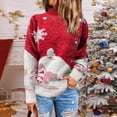 thumbnail image 1 of Fankiway Chandails Grande Taille Liquidation Mode Femmes Noël Manches Longues Chandail Col Rond Décontracté Chandails et Cardigans pour Femmes, 1 of 4