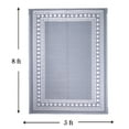 Outdoor Rug 5x8 for Patios, Deck, Camping,Beach, RV, Porch, UV