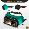 thumbnail image 2 of KwikSafety (Charlotte, NC) EAGLE EYES Welding Goggles Flip-Up (ANTI-FOG Snug FIT) Shade 5 + Shade 10 Industrial ANSI Ventilation Safety Plasma Jet MIG TIG Torch Flame Cutting Gas Oxy-Acetylene | Green, 2 of 6