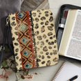 thumbnail image 4 of FOR U DESIGNS Aztec Tribal Bible Cases for Girls Kids Leopard Print Leather Bible Cover Size X-Large with Handle Personalized Book Organizer Bag Aesthetic Bible Study Tote Bag, 4 of 7