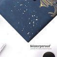 thumbnail image 4 of Cuaderno con rayas, diario A5, cuero de tapa dura de 8,46" x 5,7", suministros de oficina para regalos comerciales para hombres y mujeres, azul marino, A5, 4 of 5