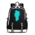 thumbnail image 2 of Billie Eilish Billie Eilish Pattern Usb Charging Backpack Student Schoolbag Outdoor Shoulder Schoolbag, 2 of 5