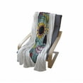 thumbnail image 4 of Sugar Skull Soft Flannel Fleece Throw Blanket, Folk Art Elements Featured Skull Day of the Dead Celebration Concept Print, Cozy Plush for Indoor and Outdoor Use, 70" x 90", Multicolor, by Ambesonne, 4 of 6