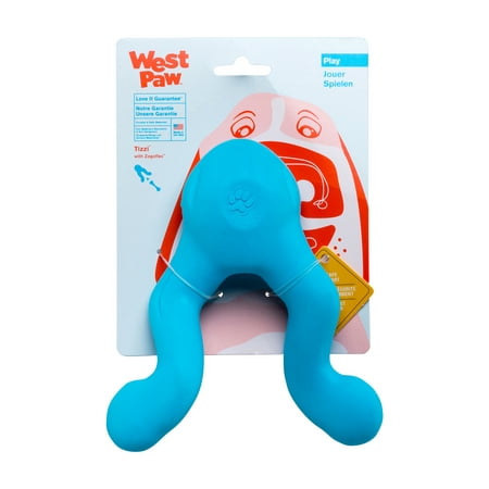 UPC: 0747473732440 | West Paw Zogoflex Tizzi Large 7  Dog Toy Aqua