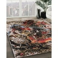 thumbnail image 2 of Ahgly Company Indoor Rectangle Mid-Century Modern Red Oriental Area Rugs, 8' x 10', 2 of 6