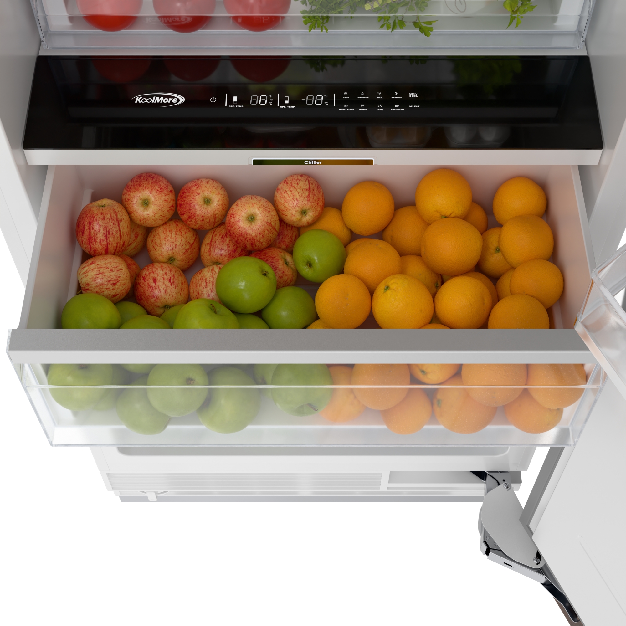 KoolMore Reserve Panel Ready 30 in. Column Refrigerator with 18 in. Wine Cooler and Freezer