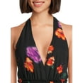 thumbnail image 4 of Madden NYC Juniors and Juniors Plus Woven Halter Dress, Sizes XS-4X, 4 of 5
