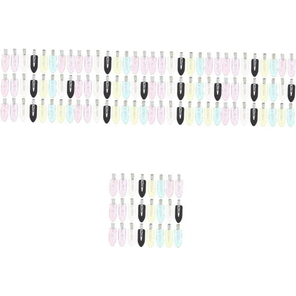 120 Pcs Duckbill Hairpin Wedding Hair Clips Makeup Clips for Hair Clear Hair Clips Hair Styling Clips No Dent Hair Flat Hair Barrette No Bend Barrettes Hair Accessories Japan Curls