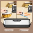 thumbnail image 6 of Vacuum Sealer Machine, Automatic, 5 in 1  with Cutter, Vacuum Seal Bags and Roll, Air Suction Hose, Led Indicator for Dry, Moist Food Preservation, 6 of 7