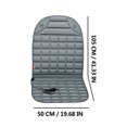 thumbnail image 3 of 12V Car Heated Seat Cushion, Electric Warm Seat Pad, Winter Heating Car Seat Cover, Thermostat Overheat Protection, Soft Comfortable Fit, Plug-In, Travel, Camping and Daily Driving Comfort, 3 of 4