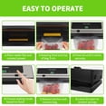 thumbnail image 5 of TOIAMOI Vacuum Sealer, Wet and Dry Food Storage, Built-In Cutter with 10 Vacuum Bags, Silver, 5 of 8
