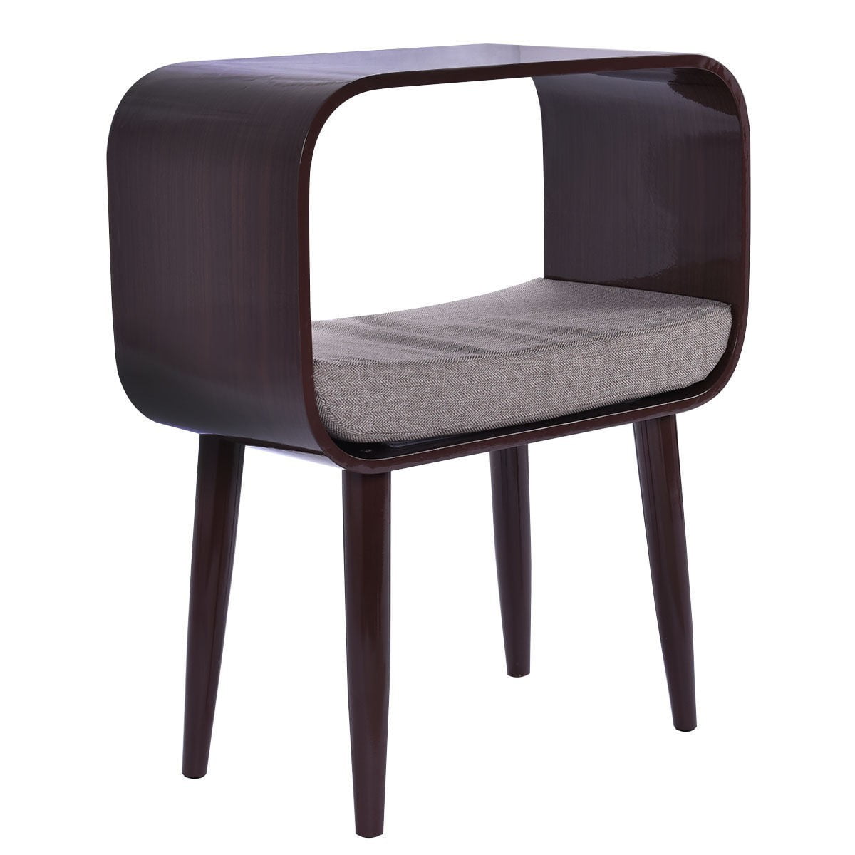 Online Gym Shop CB17024 30 x 13 x 24.8 in. Pet Dog & Cat Furniture Warm Wooden Home with Cushions & Legs