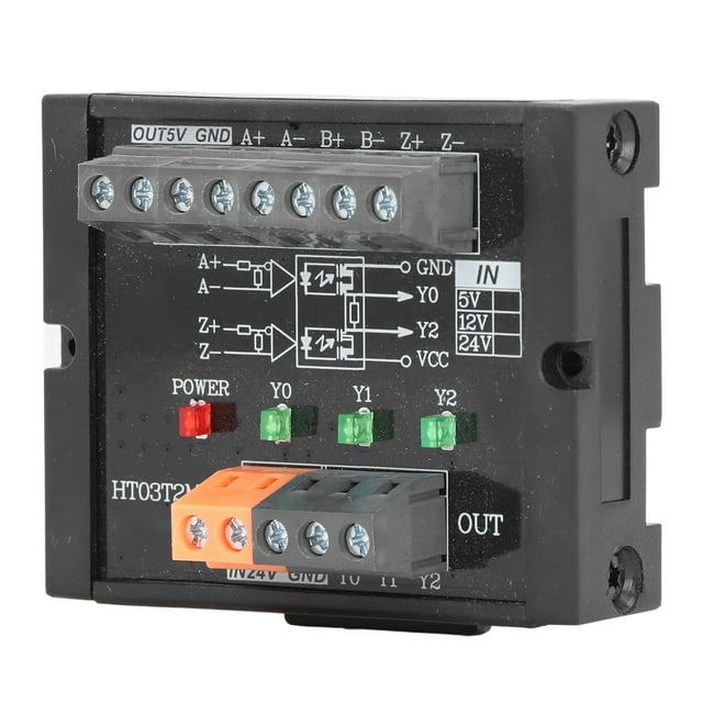 Convertidor De Señal, Módulo NPN PNP De 3 Canales Salida HTL TTL 4-20mA 0~2MHz Alta Eficiencia Para Codificador