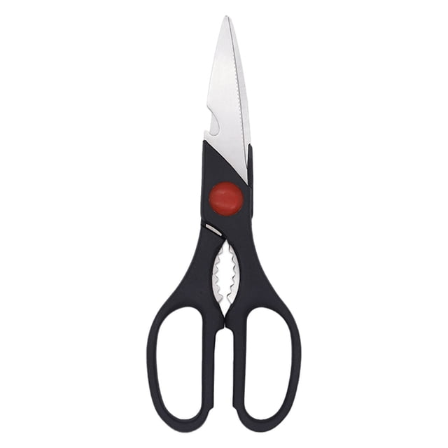 Hearth & Gear Multifunctional Kitchen Food Scissors With Sh A R P Scissors With Nut Cr Acker Bl Ade Cooking Scissors With Ergonomic Non Handle Easy To Clean Organization Apartment Decorations Kitchen