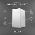 thumbnail image 4 of Gabinete Acteck NEUSS PLUS GI707 Micro ATX Mini Torre Fuente 500W Blanco, 4 of 5