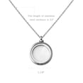 thumbnail image 6 of Anavia Memory Glass Locket Necklace, Memorial Necklace for Ashes, Glass Urn Locket,Memorial Jewelry for Hair or Dried Flower Locket, 6 of 8