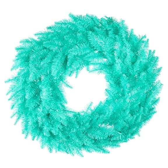 Vickerman 30" Aqua Fir Artificial Christmas Wreath, Unlit