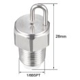 thumbnail image 2 of Uxcell 1/8 BSPT 0.15mm Orifice Spray Dia 304 Stainless Steel Misting Jet Nozzle, 2 of 5