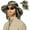 Camo Green with Flap, variant on SUN CUBE Wide Brim Sun Hat for Men & Women with Neck Flap Cover, UPF 50+ UV Protection, Breathable Mesh Boonie Hat with Adjustable Chin Strap, Packable Fishing Hiking Safari Hat, Light Grey