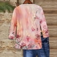 thumbnail image 4 of HomeGardon 3/4 Length Sleeve Womens Tops,Plus Size Spring Clothes for Women Women‘s Printed Blouses 3/4 Sleeve Round Neck Pullover Fashionable Top,S-XXXXXL, 4 of 4