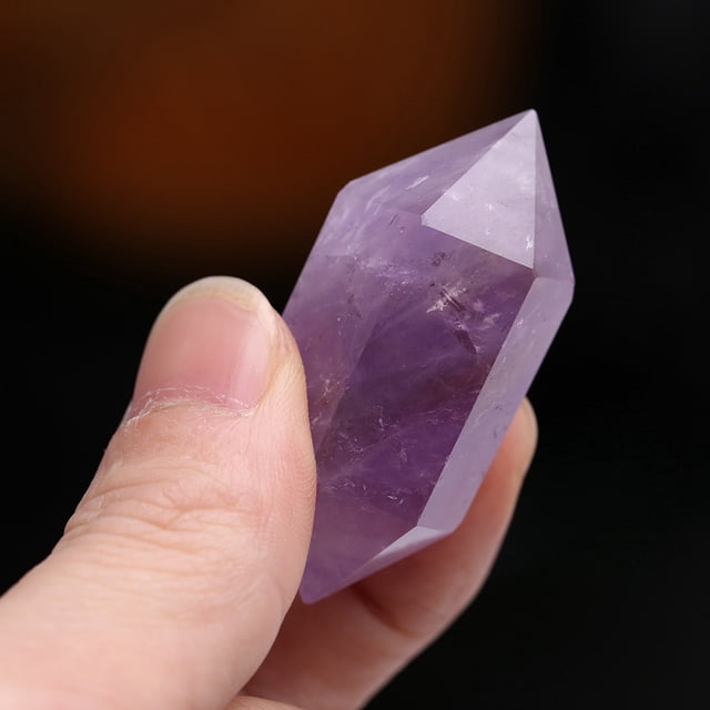 Cristal Púrpura Natural de Cuarzo Morado Cristal Morrado, Amatista de Decoración del Hogar, Amatista Natural Peces Planta Hidropónica