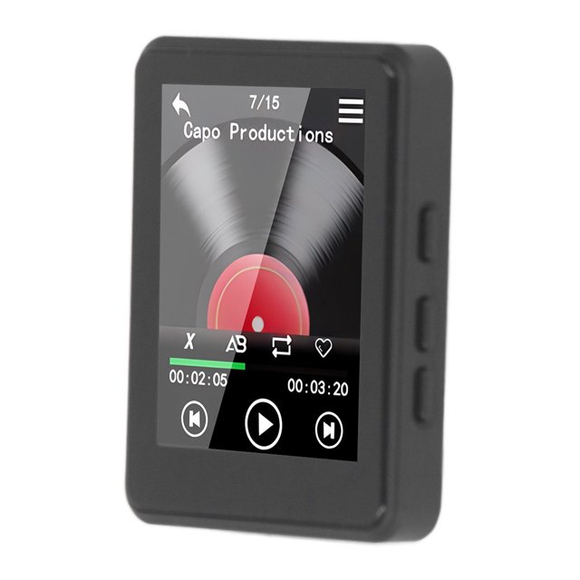 Portable Music Player, MP3 MP4 Player 2.4 Inch Full Touch Screen HiFi Stereo Sound Multifunctional Recording for Daily for Sports Without Memory Card,With 8G Memory Card,With 16G
