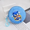 thumbnail image 5 of Monederos redondos de Sonics con estampado de juegos de anime, minibolsas de almacenamiento con cremallera para niños, llaveros kawaii, regalo de Navidad para niños y niñas, 5 of 5