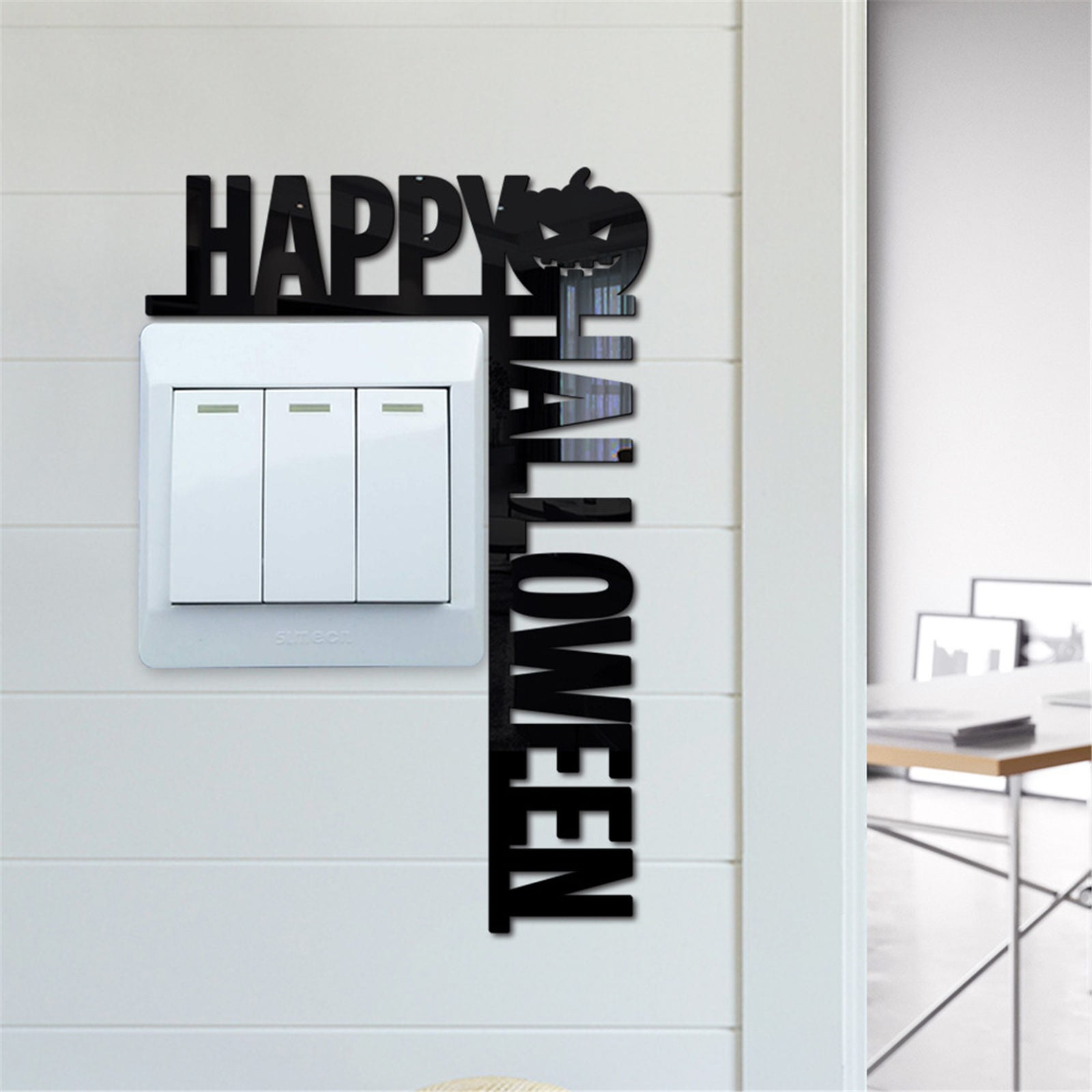 NEGJ Door Corner Sign Ornament Decor Sign Acrylic Home Door Corner