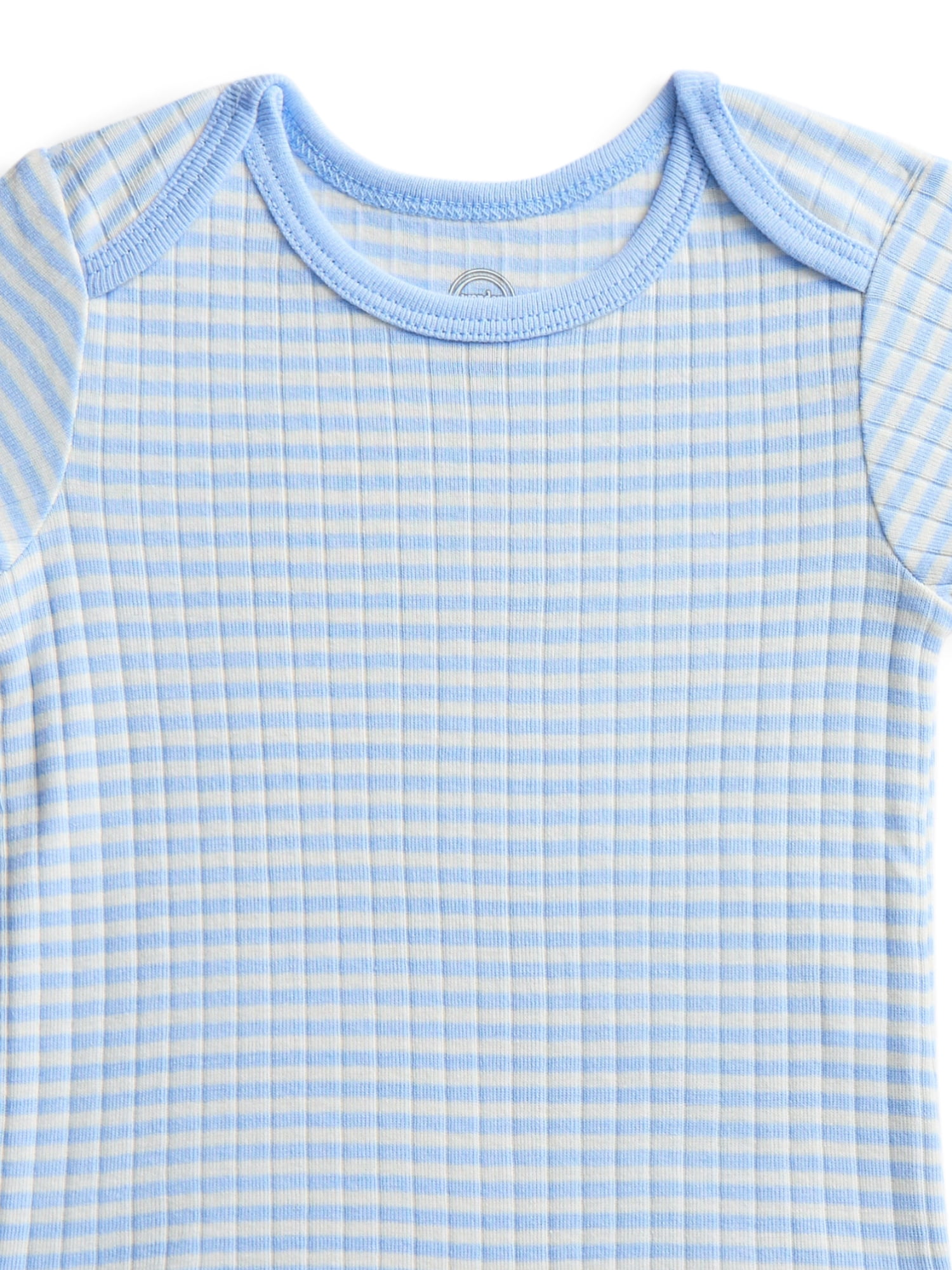 Wonder Nation Organic Cotton Baby Boy Take Me Home Layette Gift Set, 4-Piece, Sizes Newborn-9 Months